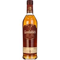 Glenfiddich Single malt scotch whisky 15 years old