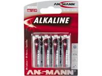 ANSMANN Alkaline Batterie , RED, , Mignon AA, 4er Blister
