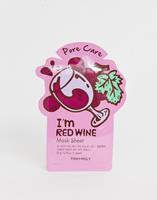 Tony Moly I'M REAL RED WINE face mask sheet 21 gr