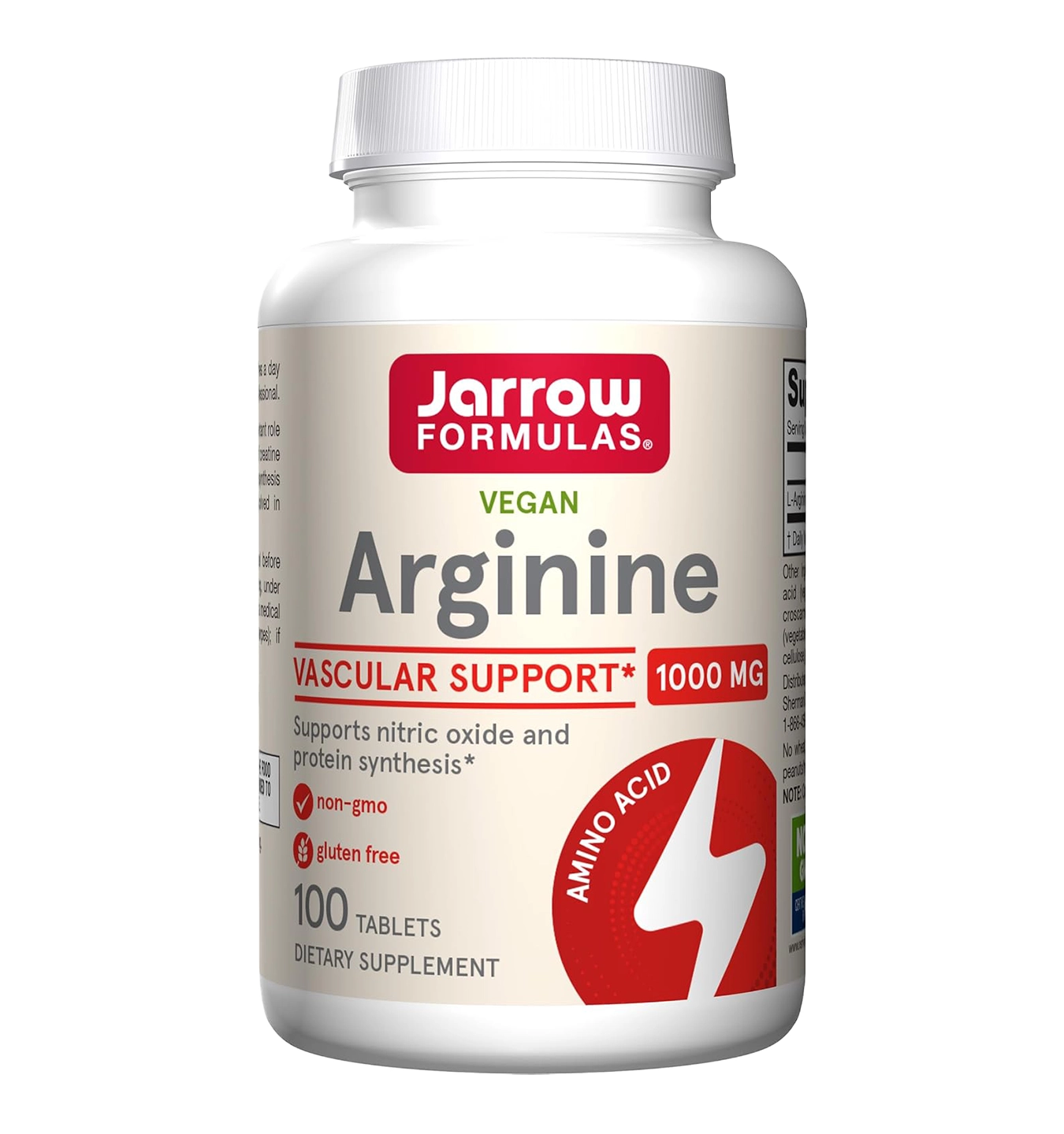 Jarrow Formulas Arginine 1000mg - 100 tabl
