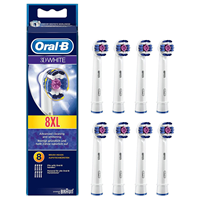 Braun Oral-B 3D-White opzetborstels - 8 stuks