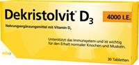 Hübner Naturarzneimittel  DEKRISTOLVIT D3 4.000 I.E. Tabletten
