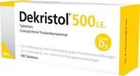 MIBE GmbH Arzneimittel DEKRISTOL 500 I.E. Tabletten