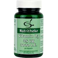 Nutritheke Vitamin D3 25 µg 1000 I.e.