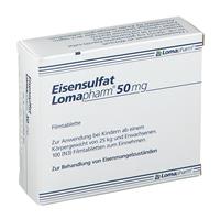 Lomapharm Eisensulfat  50 mg Filmtabletten