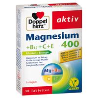 Doppelherz aktiv Magnesium 400 +B12+C+E