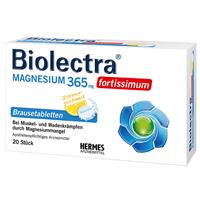 Biolectra Magnesium 365 mg fortissimum Brausetabletten Zitrone
