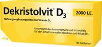 Hübner Naturarzneimittel  DEKRISTOLVIT D3 2.000 I.E. Tabletten