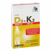 Avitale D3+K2 2000 I.E.+100 µg Tabletten