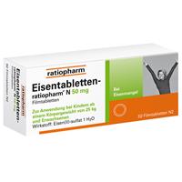 ratiopharm Eisentabletten- N 50 mg Filmtabletten