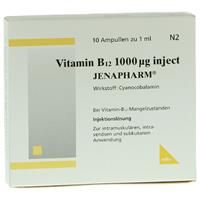 JENAPHARM Vitamin B 12 1 mg Inject  Ampullen