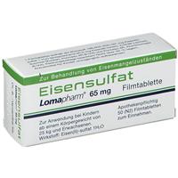 Lomapharm Eisensulfat  65 mg Tabl.ueberzogen