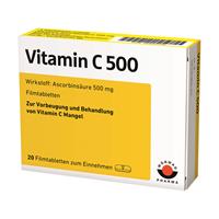 Wörwag Pharma Vitamin C 500 Filmtabletten