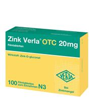 VERLA Zink  OTC 20 mg