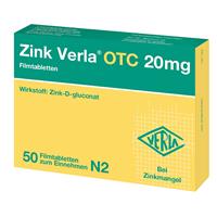VERLA Zink  OTC 20 mg Filmtabletten