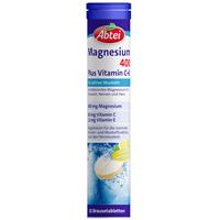 Abtei Magnesium 400 Plus Vitamin C + E Brause