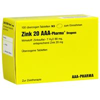 AAA - Pharma Zink 20 AAA-Pharma Dragees