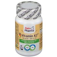 ZeinPharma Vitamin K2 MK-7 100µg + Vitamin D3 400 I.E. (60 capsules)