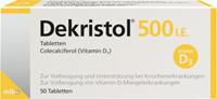 MIBE GmbH Arzneimittel DEKRISTOL 500 I.E. Tabletten