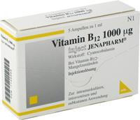 MIBE GmbH Arzneimittel VITAMIN B12 1.000 µg Inject Jenapharm Ampullen