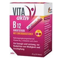 Vita aktiv B12 Direktsticks mit Eiweißbausteinen