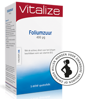 Vitalize Foliumzuur 400mcg Tabletten