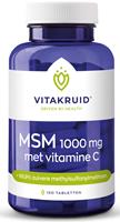 Vitakruid MSM 1000mg met Vitamine C Tabletten
