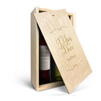YourSurprise Wijnpakket in kist - Oude Kaap - Wit en rood