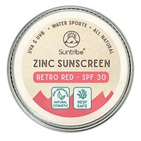 Suntribe Zinc Sunscreen Retro Red-SPF 30 Sonnencreme  10 g