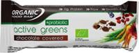Organic Food Bar Bar active greens covered probiotica 68 gram