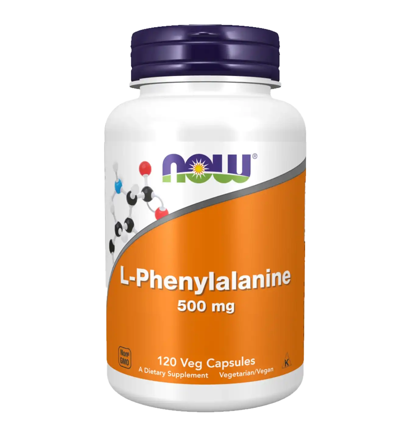 Now Foods L-Phenylalanine - 120 v-caps