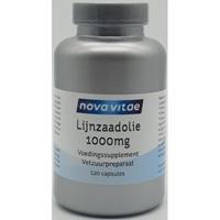 novavitae Nova Vitae Lijnzaadolie 1000 mg puur (flaxseed oil) 120 Capsules 120ca,120ca