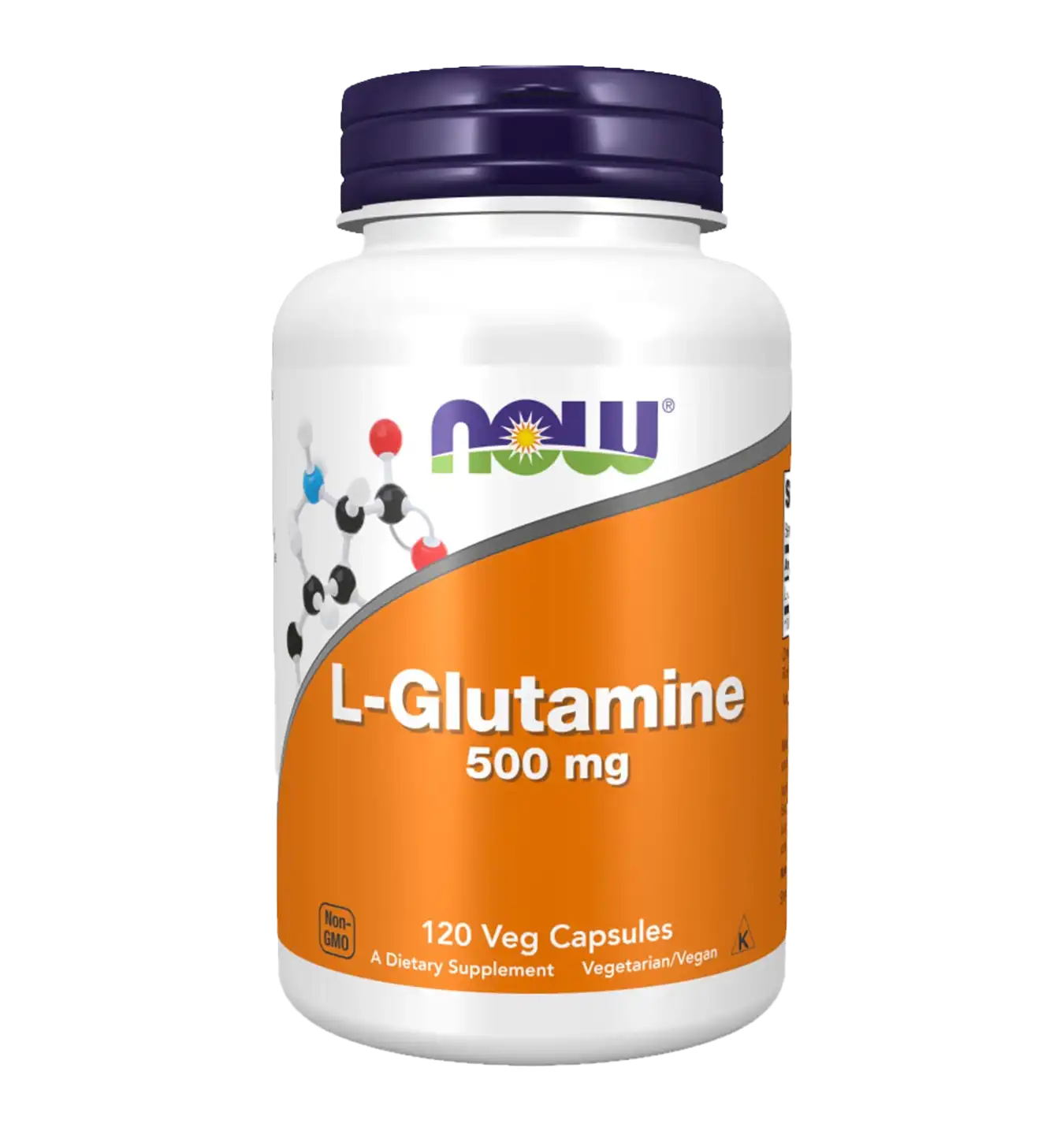 Now Foods L-Glutamine 500mg - 120 v-caps