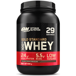 Optimum Nutrition 100% Whey Gold Standard 908gr Double Rich Chocolade