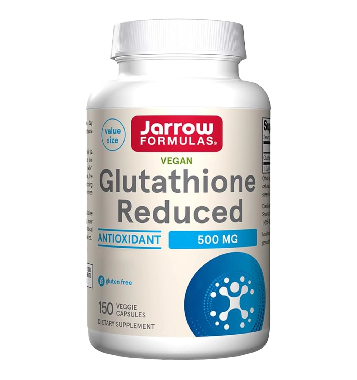 Jarrow Formulas Glutathione Reduced 500mg - 60 v-caps
