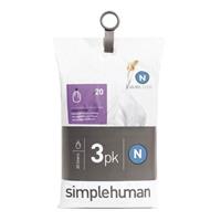 Simplehuman Code N Pocket Liners Afvalzakken 45-50 Liter - 60 zakken