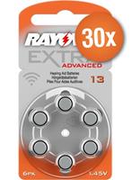 rayovac Voordeelpak  gehoorapparaat batterijen - Type 13 (oranje) - 30 x 6 stuks + gratis batterijtester