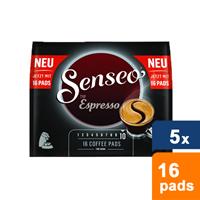 Douwe Egberts Senseo Espresso - 5x 16 pads