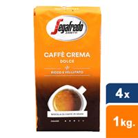 Segafredo Caffe crema dolce Bonen - 4x 1 kg