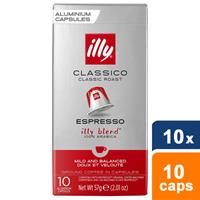 Illy Classico Espresso Koffiecups - 10x 10 capsules