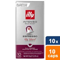 Illy Intenso Espresso Koffiecups - 10x 10 capsules