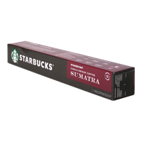 Starbucks Single-Origin Coffee Sumatra by Nespresso Dark Roast - 12x 10 Capsules