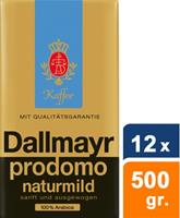 Dallmayr Prodomo Natuurmild Gemalen koffie - 12x 500g