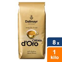 Dallmayr Crema d'Oro Koffiebonen - 8x 1kg