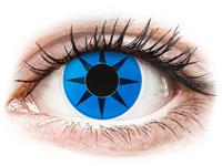 Maxvue Vision ColourVUE Crazy Lens Blue Star - zonder sterke (2 lenzen)