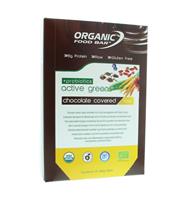 Organic Food Bar Bar active green covered probiotica 68 gram 12 stuks