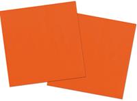 Folat servetten 33 x 33 cm papier oranje 20 stuks
