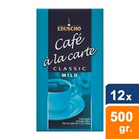 Eduscho Café À la carte Classic Mild Gemalen koffie - 12x 500 gr