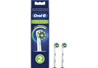oral-b CrossAction Opzetborstel Wit met CleanMaximiser (2 stuks)
