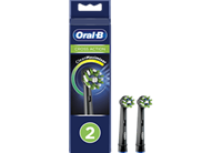 oral-b CrossAction Opzetborstel Zwart met CleanMaximiser  (2 stuks)